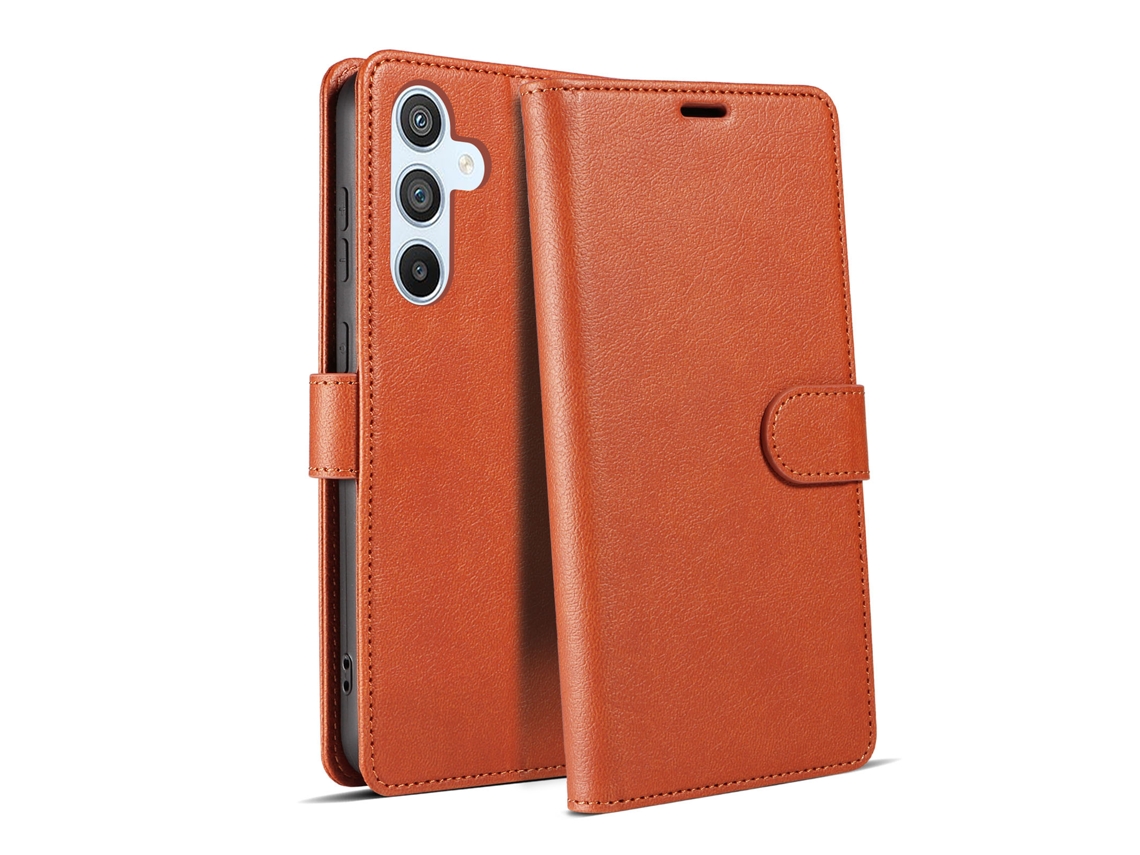 Compatível Com Capas De Celular Samsung Com Suporte Flip.marrom-a52