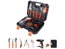 Kit De Ferramentas De Jardim 2025 Com Maleta, Tesoura De Podar E Ferramentas Ergonômicas