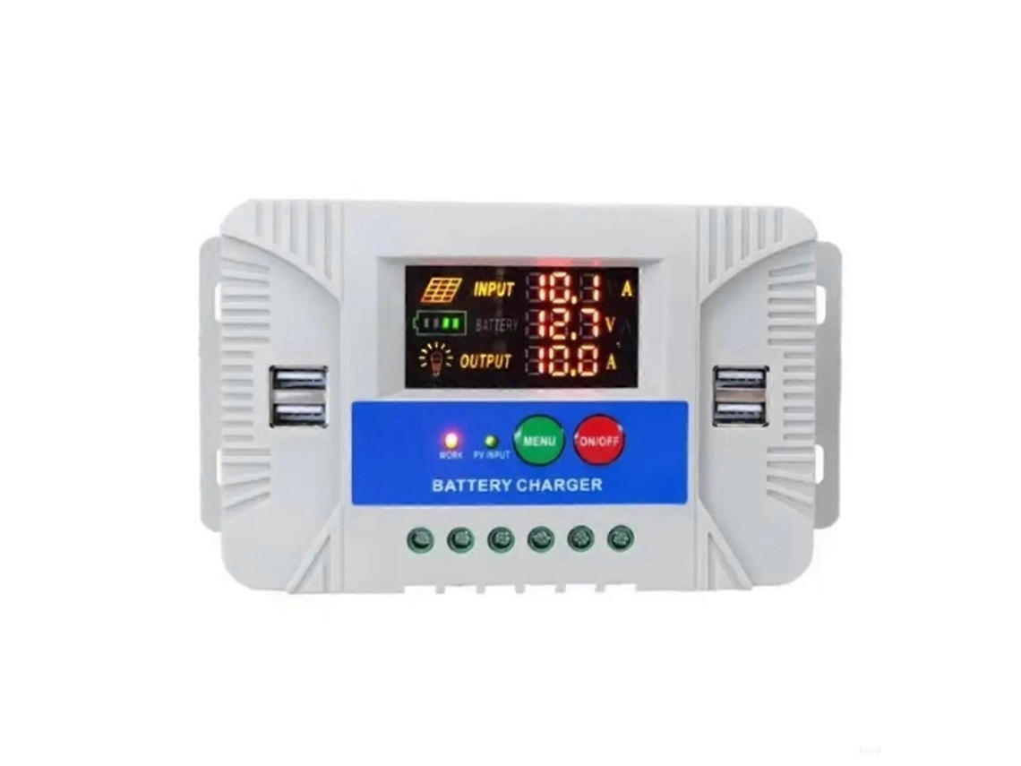 Controlador Solar Pwm Controlador De Energia Solar Adaptável Com Display, B Olysi Shop