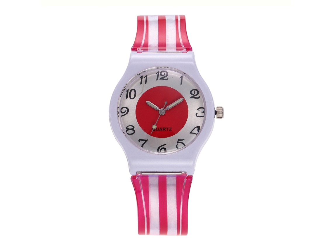 Reloj Deportivo Bonito Infantil Con Correa De Silicona Y Movimiento De Cuarzo