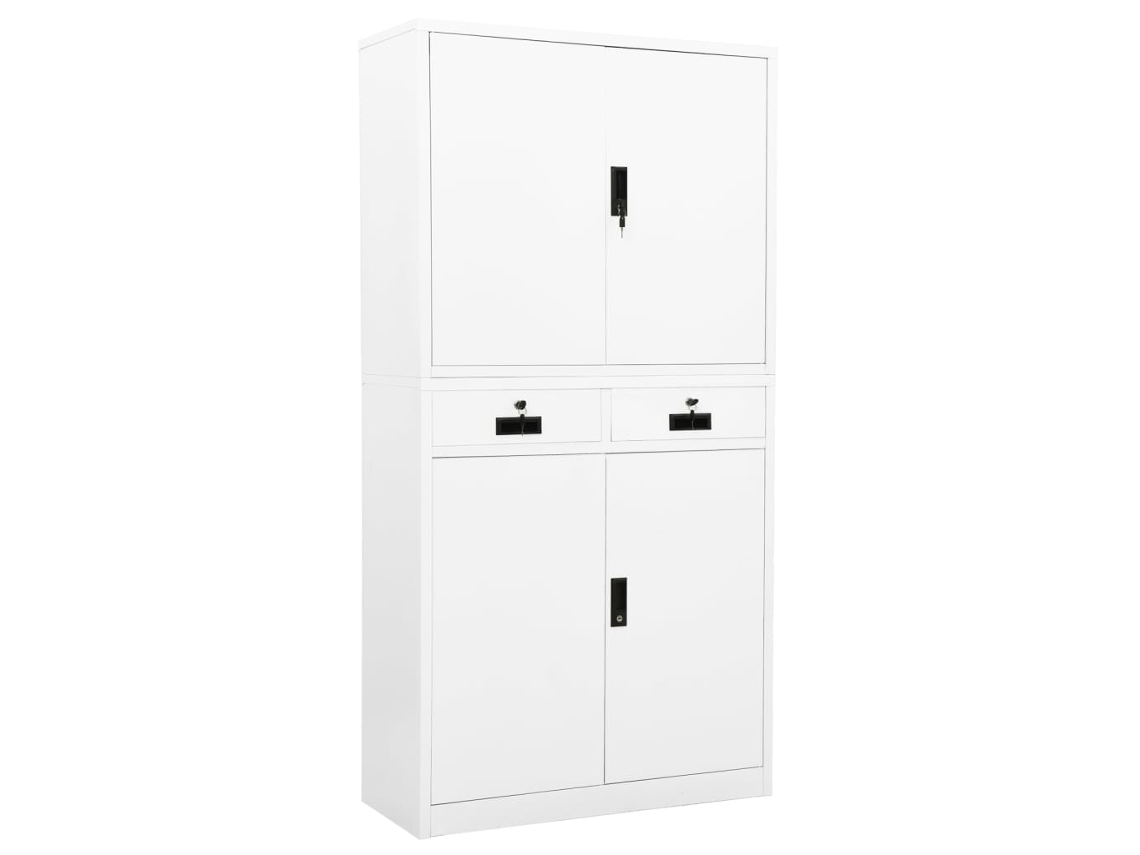 Office Cabinet, Office Cabinets Vidaxl Branco Aço (n/a)
