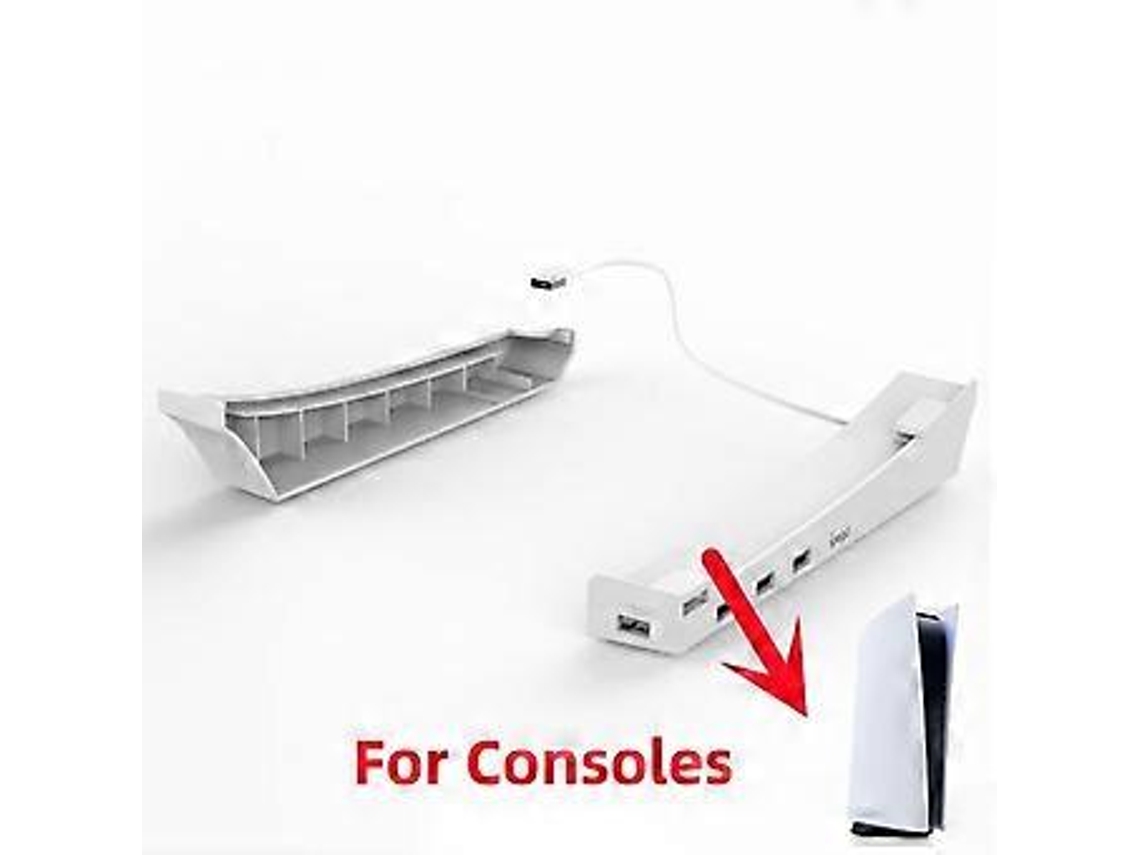 Suporte Horizontal Para Console Playstation 5 Suporte De Mesa Atualizado Com Hub Usb De 4 Portas Brilvibera