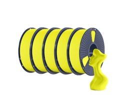 Filamento Para Impressora 3d, Impressã£o Em Alta Velocidade, Acabamento Fosco, Hsmpetg Amarelo Oem
