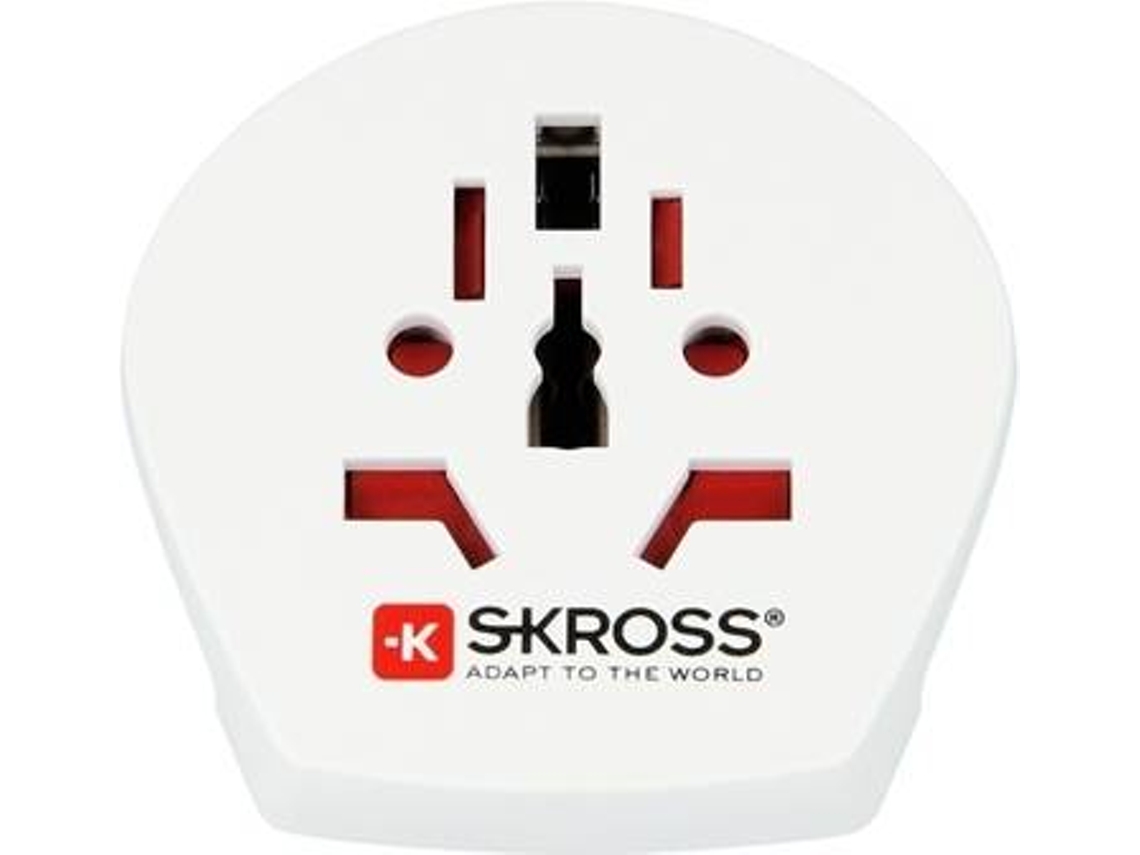 Adaptador de Viagem SKROSS Mundial-Europa Branco (3680 W)