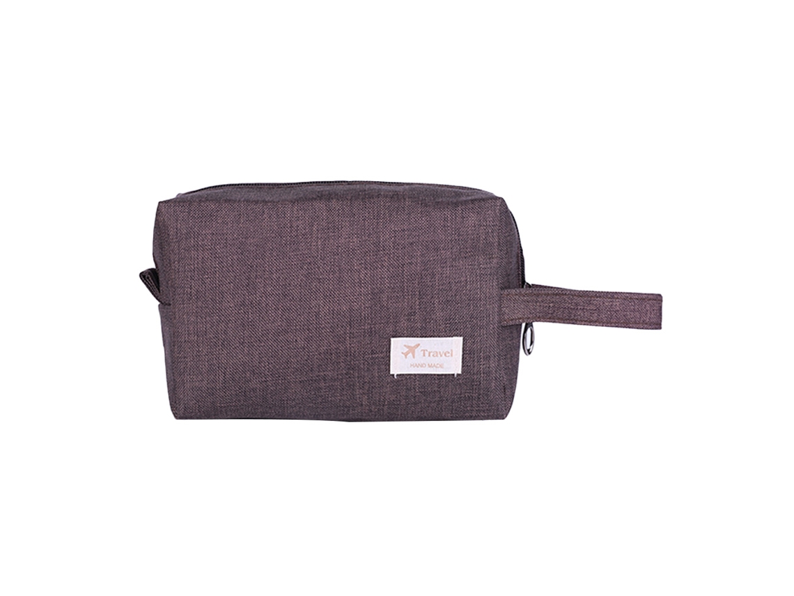 Bolsa De Higiene Feminina Bolsa De Armazenamento De Artigos De Higiene Para Viagem Bolsa De Barbear À Prova D'Água Caqui ZMDECQNA
