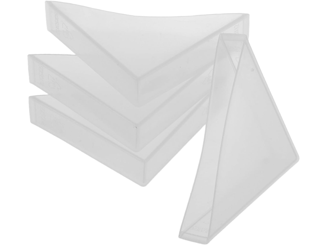 Shineofi 100 Peças Protetores De Canto Triangulares Plástico, Protetores De Borda Decorativos Para Móveis, Anticolisão