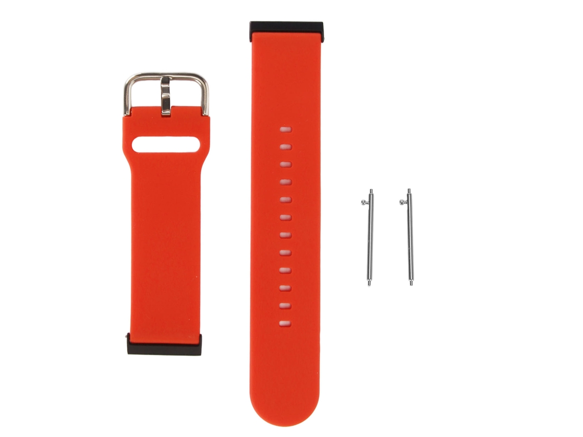 Pulseira de Silicone Ajustável para Suunto7, Spartan Hr Baro e D5i Vermelha