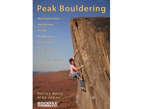Livro peak bouldering de adrian berry,alan james (inglês)