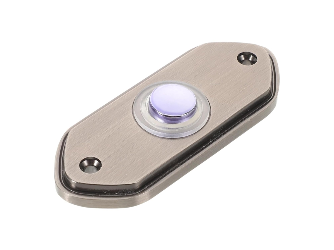 Botão De Campainha Hexagonal De Latão Em Puxador De Metal Retrô Durável