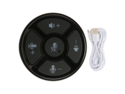 Microfone de mesa EOOCOO com áudio omnidirecional de 360° para videoconferência