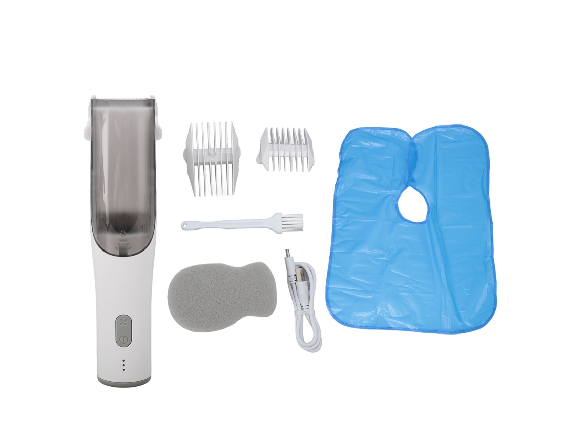 Mali tesoura de Cabelo para Bebê com Aspirador Silencioso Resistente À Água e 2 Pentes Guias Cdh001s
