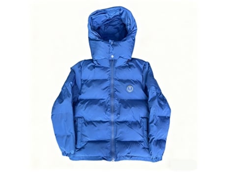 Kispo Unissexo Trapstar Capuz Bordado Winter Algodão Azul (l)