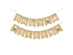 1pcs Banner De Linho Bebê Em Flor Allinless