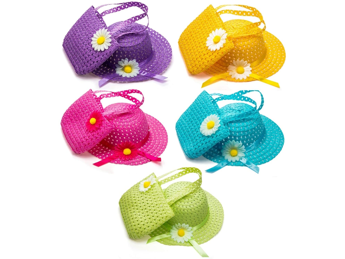 Conjunto De 2 Colete Laxiscreed Candy Flower Com Chapéu E Bolsa Para Bebé