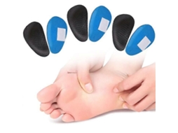 Conjunto De 3 Pares Palmilhas Ortopédicas, Incluindo Esportivas E Suporte Para O Arco Plantar, Com Su Porte Parcial Os Pés