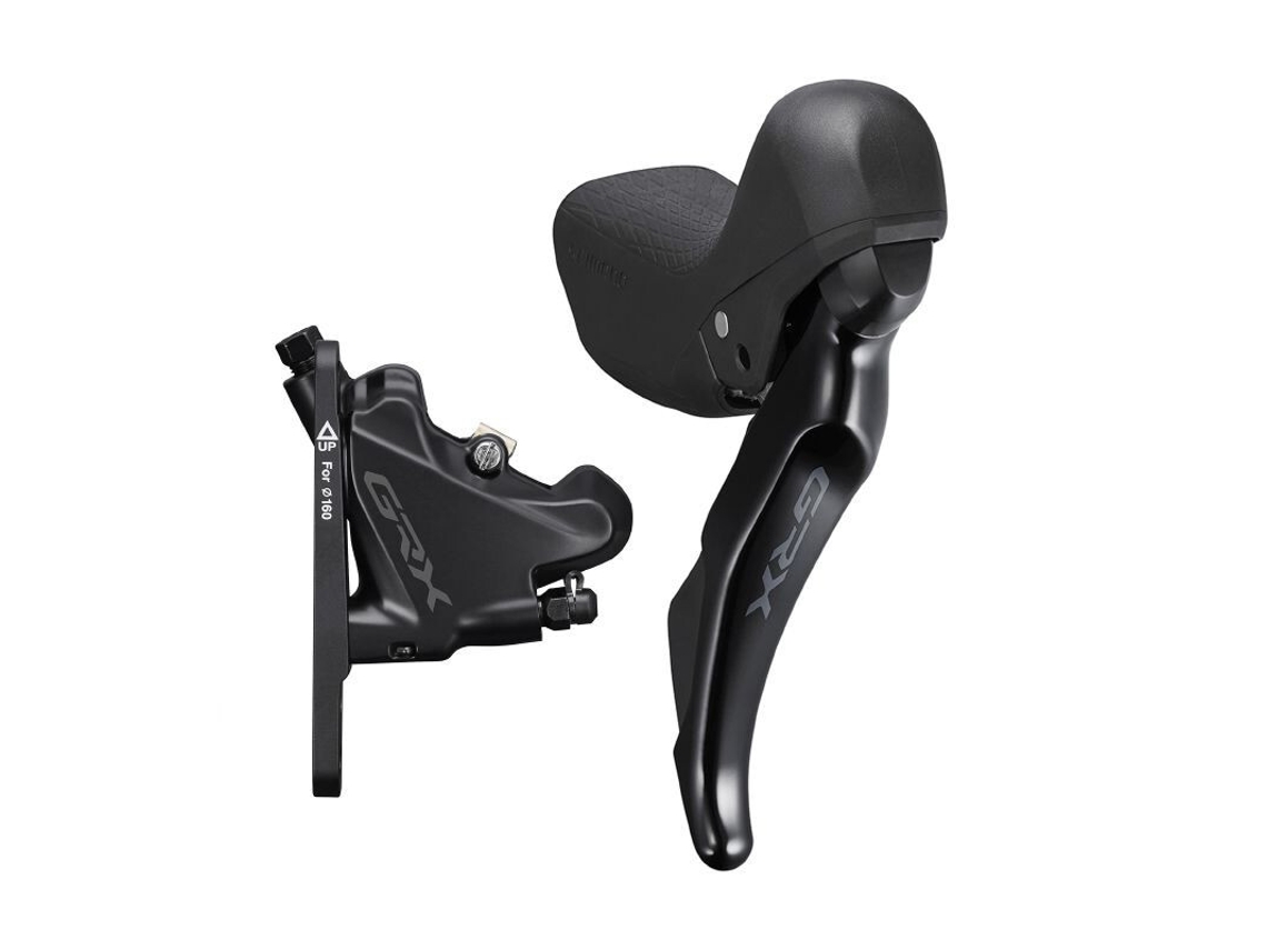 Travões de disco hidráulico duplo à direita e à retaguarda SHIMANO GRX400
