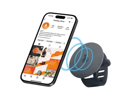 Suporte Magbelt Fitpaddy, suporte Magsafe ultraleve e ajustável com ímans duplos para uso seguro em equipamentos de ginásio
