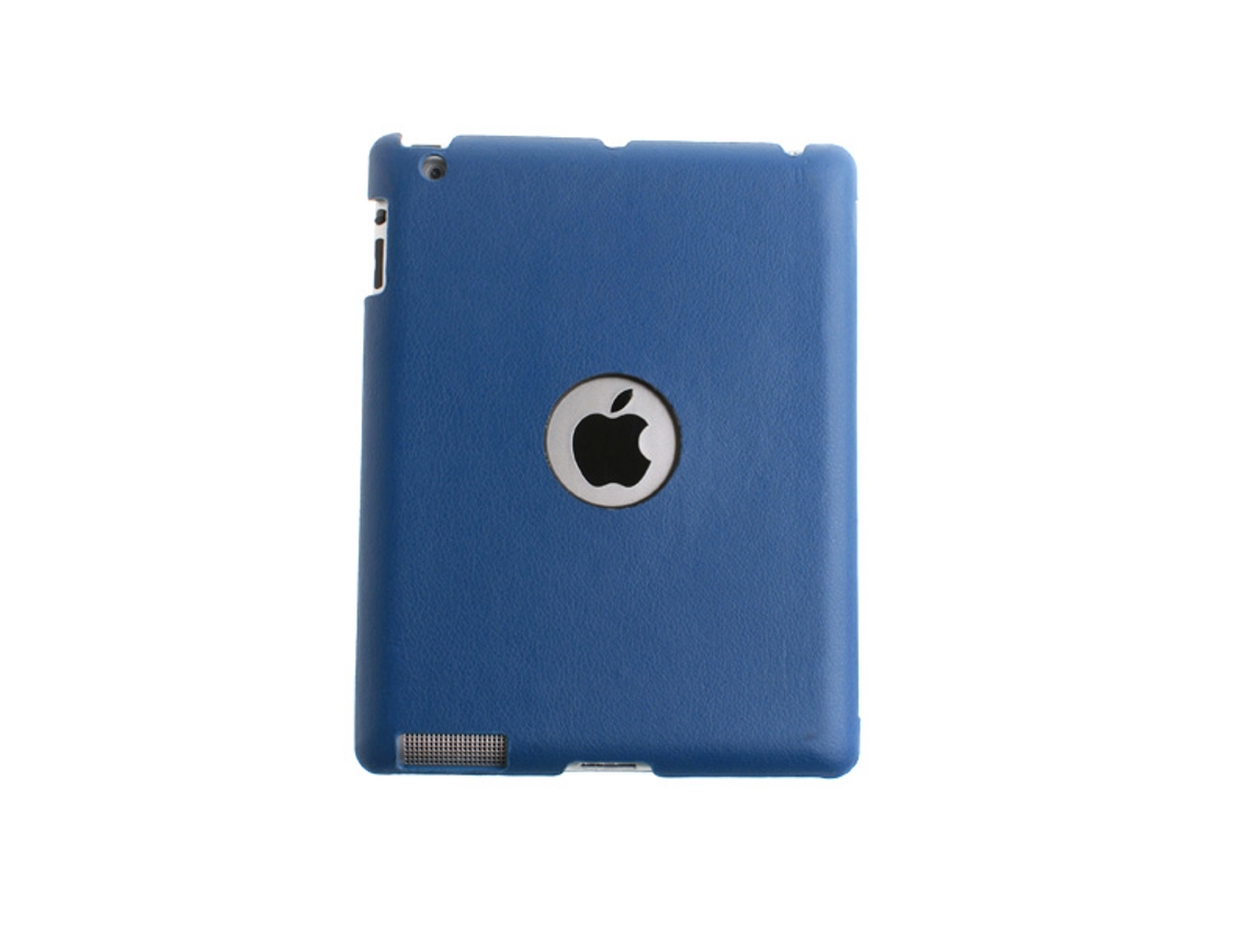 Capa De Couro Pu Para Ipad 2/3 Com Suporte Plegável E Abertura Para Logotipo - Proteção Completa