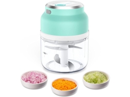 2026 picadora Eléctrica Mini, Picador de Alho Portátil 230ml com Carregamento Usb, Processador de Alimentos Pequeno