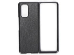 Capa de Telefone Xiaomi Mix Fold Capa de Couro Preta com Padrão de Cavalo Louco EOOCOO (protege Tela Dobrável, Proteção Total)