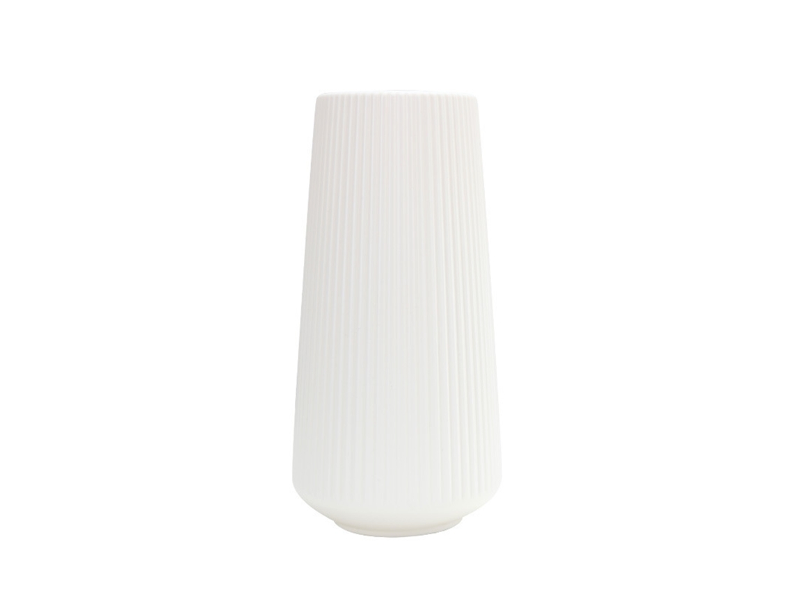 Vaso Moderno Minimalista com Aparência de Cerâmica Fosca, CHABERLU