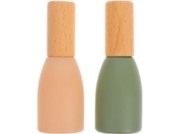 Conjunto de 2 Frascos Roll-on Recarregáveis de 10ml Para Óleos Essenciais.