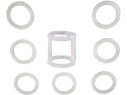 Kit De Anéis Vedação Elásticos Silicone 8em 1 | Compatível Com Acessórios Reparo Máquinas Sorvete Expresso