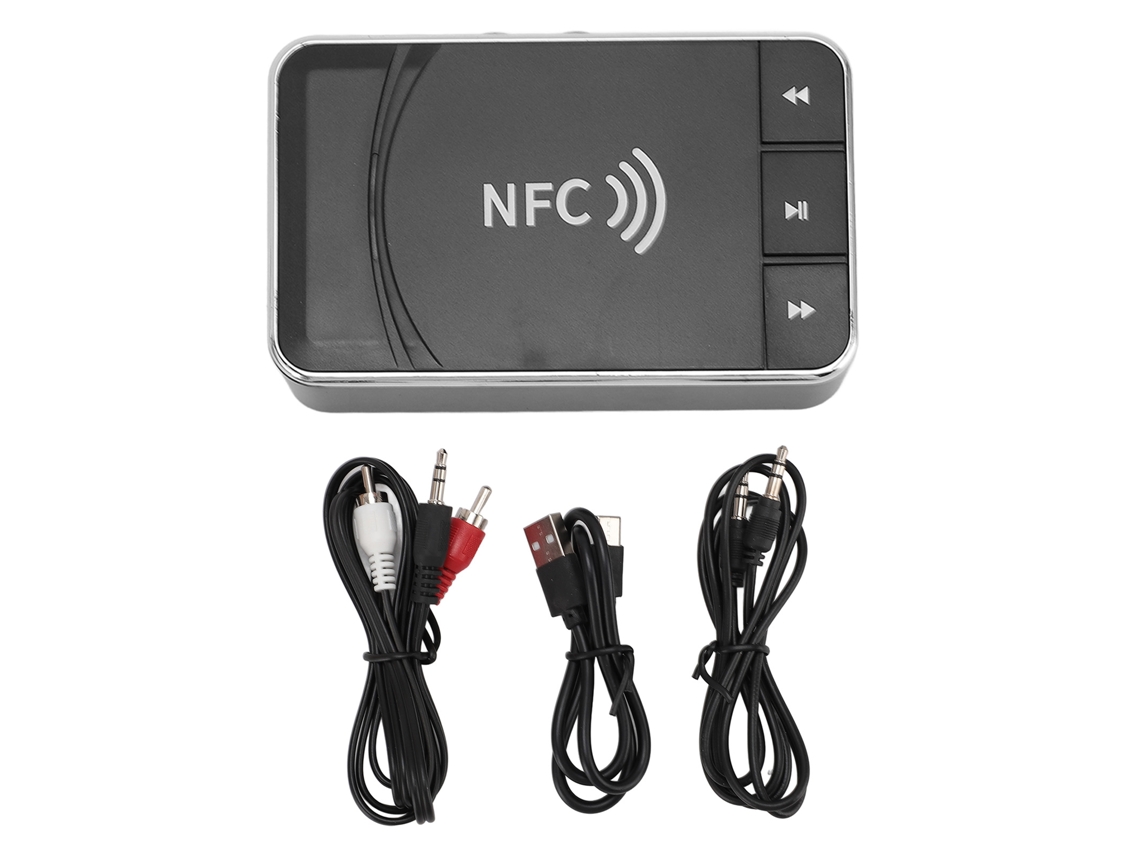 Mali receptor Bluetooth com Nfc Adaptador Aux 3.5mm Bluetooth 5.0 para Sistema de Estéreo Doméstico