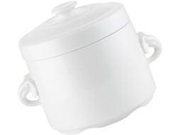 Panela De Cerâmica De 400ml Com Alça Dupla, Impermeável, Multifuncional Para Sopas E Cozimento A Vap Gokoco