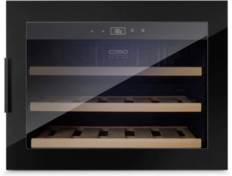 Cave de Vinho CASO WineSafe 18 EB (18 Garrafas - Preto) — 18 Garrafas | 5ºC a 20ºC