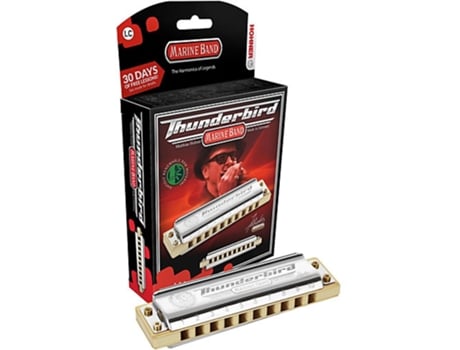 Harmónica HOHNER Marine Thunderbird 2011/20DX (Afinação: D - Aço Inoxidável)