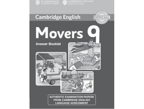 Livro Cambridge English Young Learners 9 Movers Answer Booklet