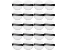 Almofadas De Talco Crystal White Plush, Cor Aleatória, Pacote Com 20 Unidades