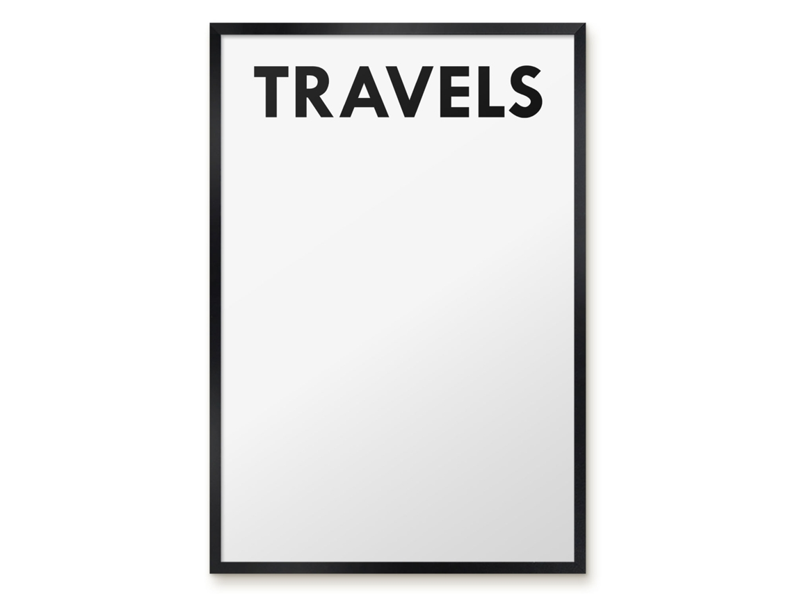 Magnetic Board Travels For The Living Room Espelharte (40x60 Cm)