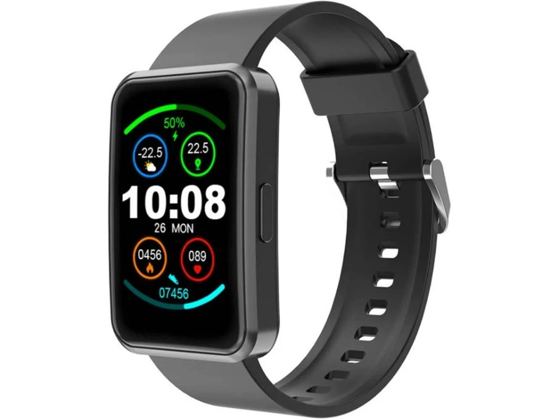 Smart Watch Unisex Fitness Tracker Fc Spo2 Sono Monitor Ip68 Water Resist 1.57 Tela Touch Pedômetro Preto Bestvite