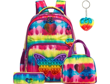 Mochila Escolar Bikab 3 em 1 Mochila Escolar para Crianças