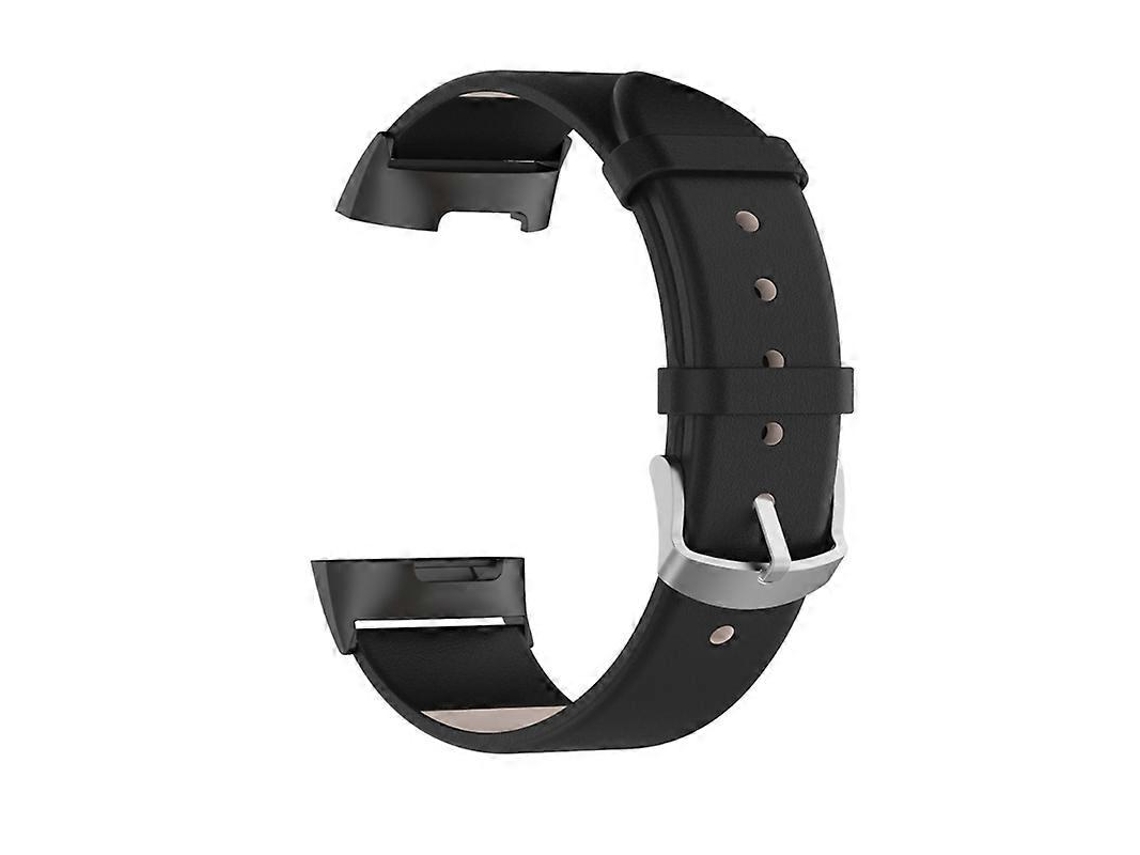 Pulseira de couro para relógio inteligente Fitbit Charge 5 Ly Ebike