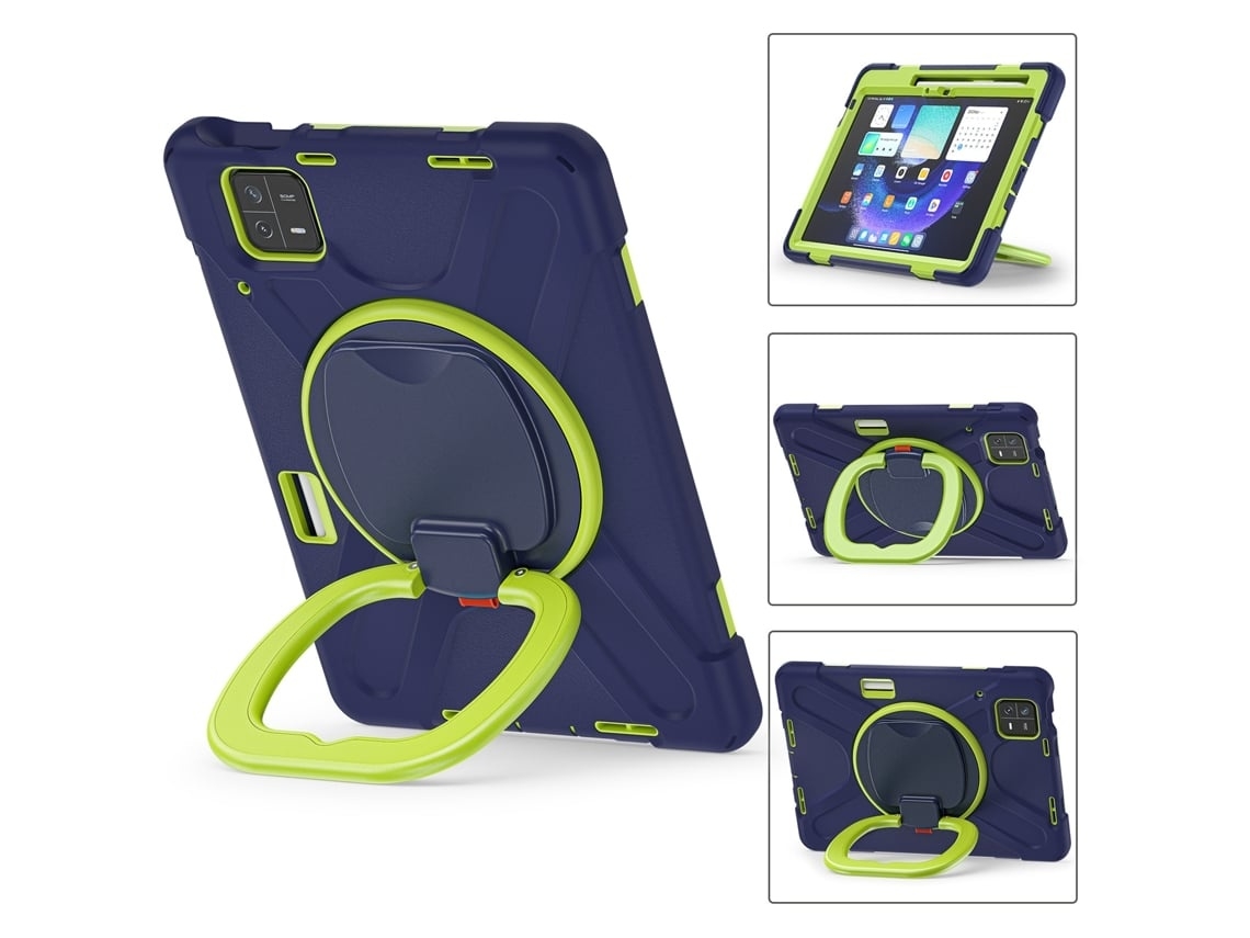 Capa Para Tablet Lurelia, Compatível Com Xiaomi Pad 6/6pro 11,2 (vermelha, Pc, Dobrável Com Suporte, Suporte Giratório