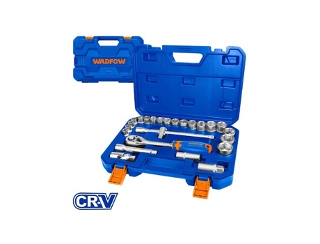 Jogo De Catraca Wadfow De 25 Peças De 1/2