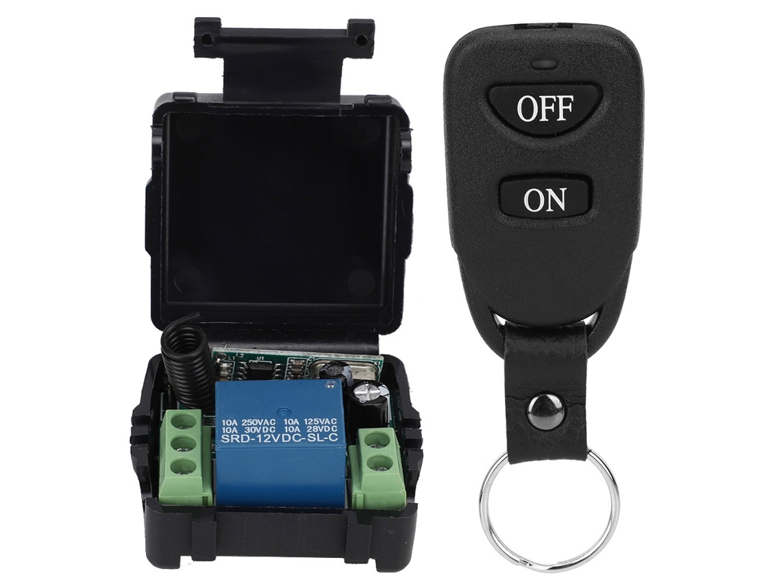 Trava Elétrica Com Controle Remoto Controlador De Chave De Porta 1 Canal Dc12v C09 433mhz