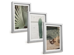 Composição De Quadros Acessórios Para Plantas Tropicais Espelharte (3 Peças 20x30 Cm)