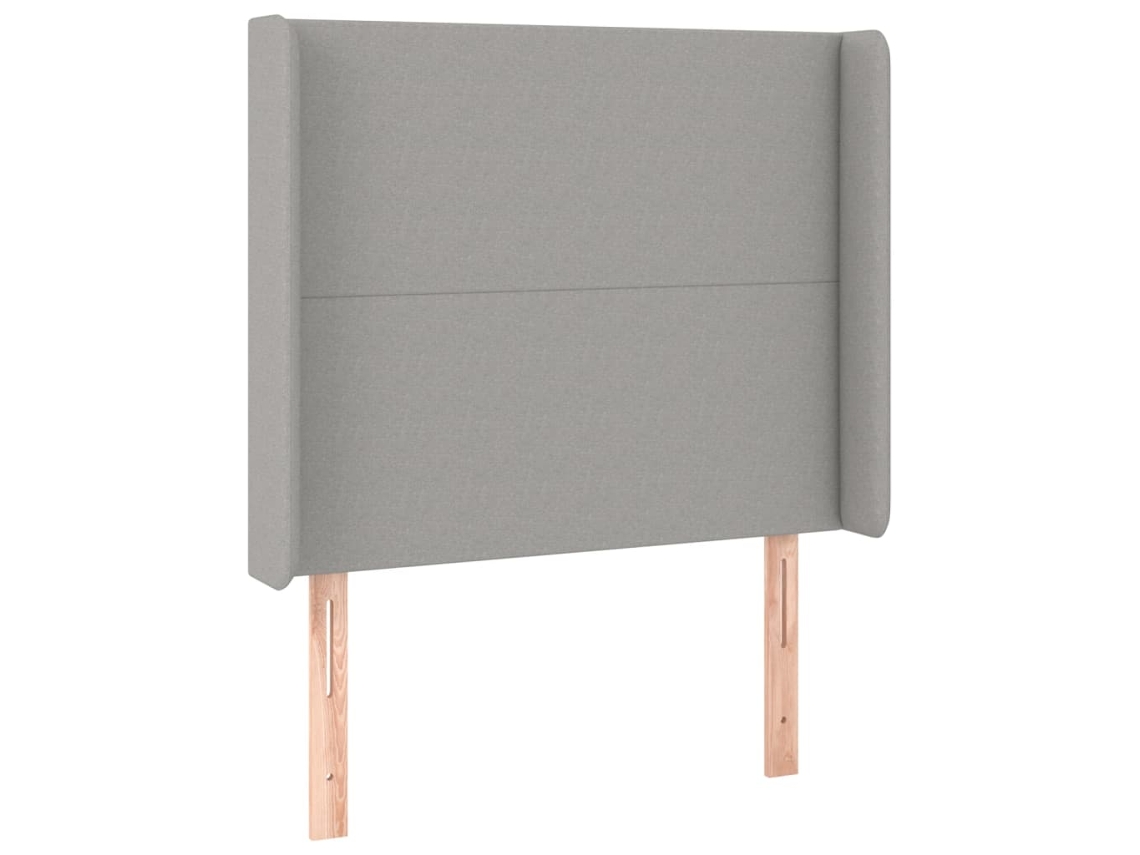 Headboard, Headboards Vidaxl Cinzeto Tecido (83 X 16 X 118/128 Cm)