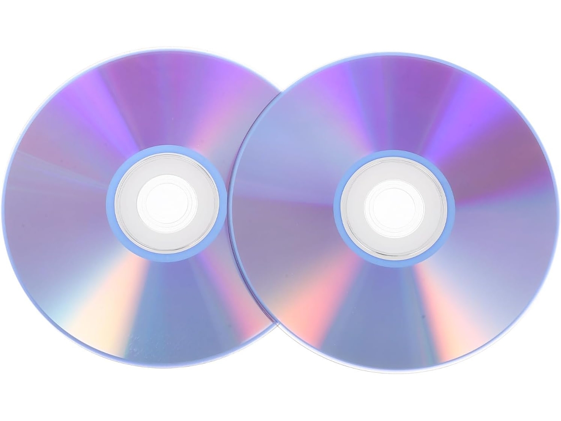 Pacote Com 2 Discos Cd-r Virgens Graváveis Para Gravação Profissional.