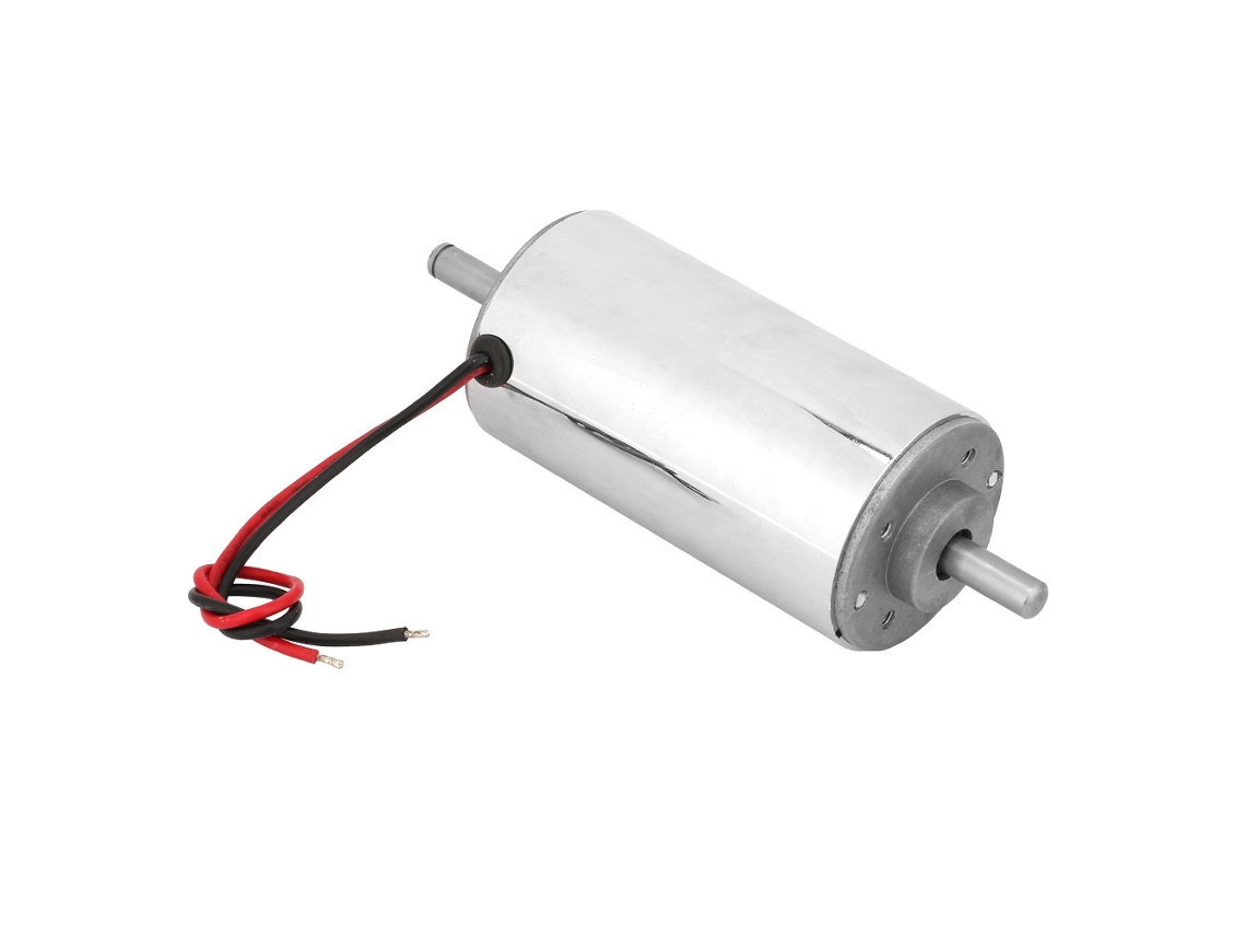 Motor de Fuso Cromado YURU Alta Velocidade com Resfriamento a Ar 400w 12 48vdc | S/MARCA