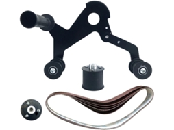 Mini lixadeira de cinta SFUSHOS portátil para tubos, metal, aço inox