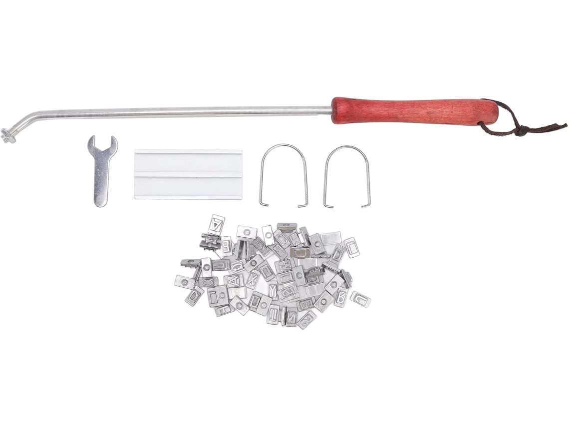 Ferro De Marcar Para Churrasco Com Letras Em Inglês