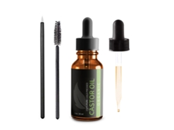 Soro Para Pestanas 30ml Óleo De Rícino Puro Para Crescimento De Cabelo Pestanas Sobrancelhas