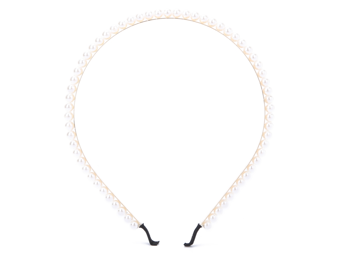 Tiara De Cabelo Para Mulher Em Liga Com Pérolas Falsas Moda Acessório De Cabelo Para Casamento E Festas