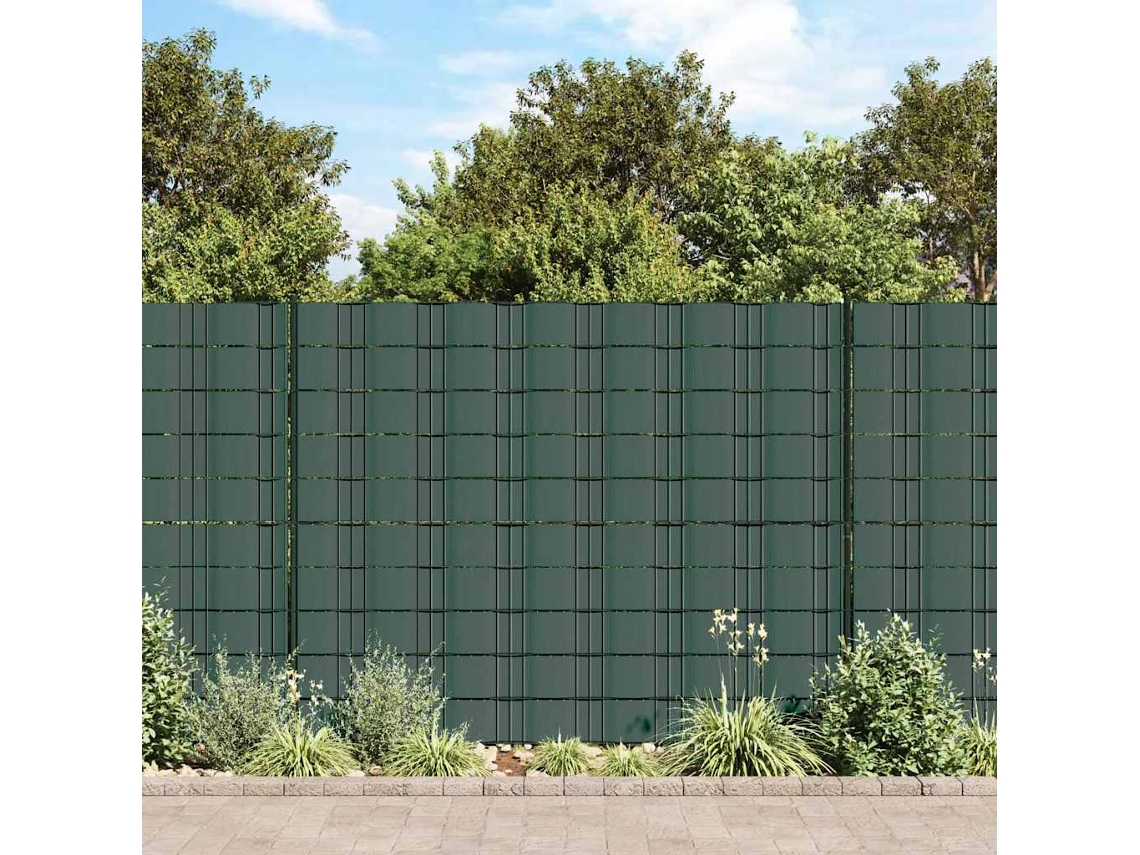 Vidaxl Painel De Privacidade Para Jardim 70x0,19 M Pvc Verde