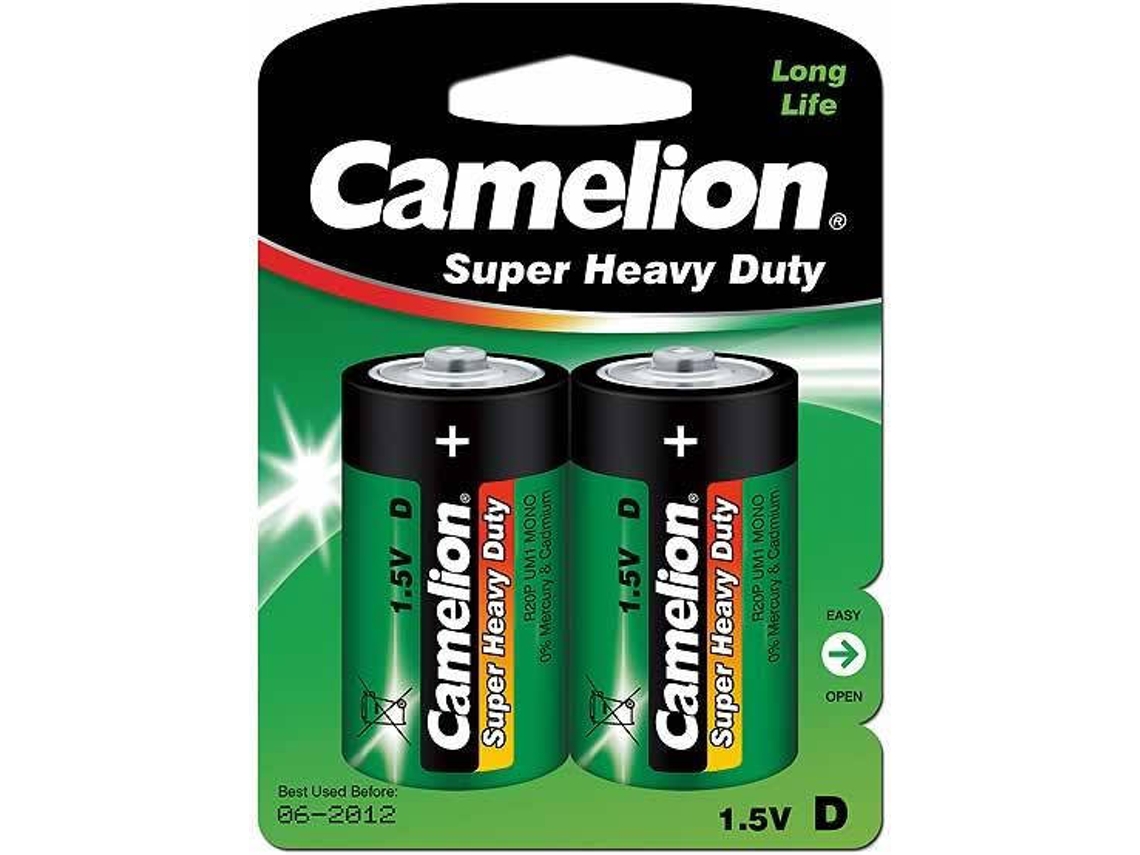 Pilhas CAMELION R20P-BP2G